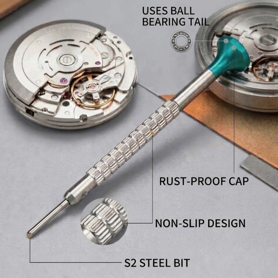 precision-watchmaker-screwdriver-s2-steel-ball-bearing-features